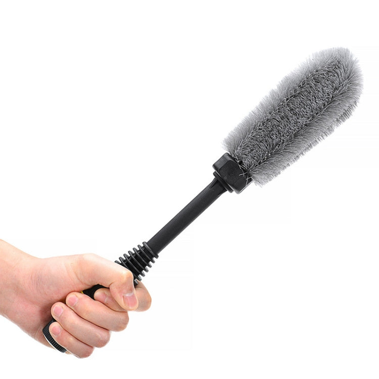 Wheel Hub Brush High Pressure Water-through Soft Bristle Cleaning Brush