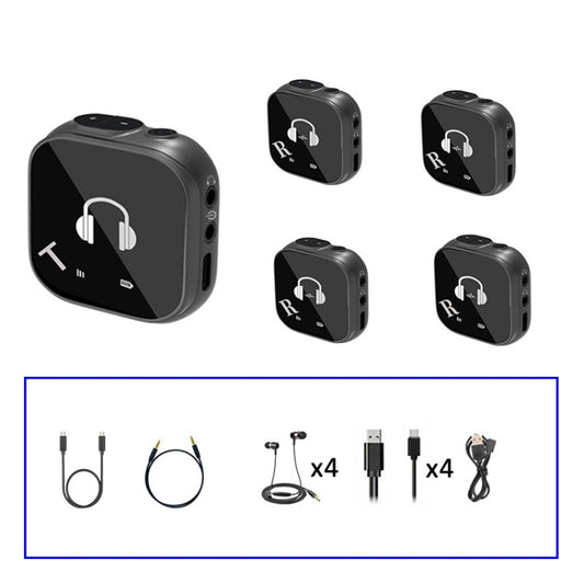 5.8G Wireless In Ear Monitor System Dual-Earphone Monitoring Transmitter Receiver