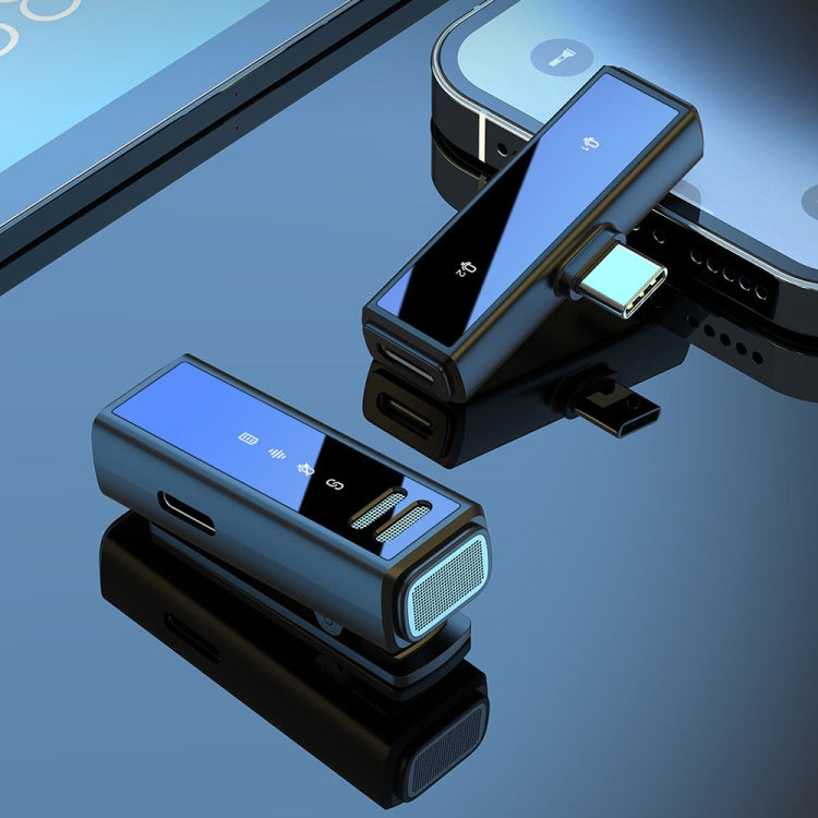 J88 Mini Intelligent Noise Reduction Wireless Collar Microphone