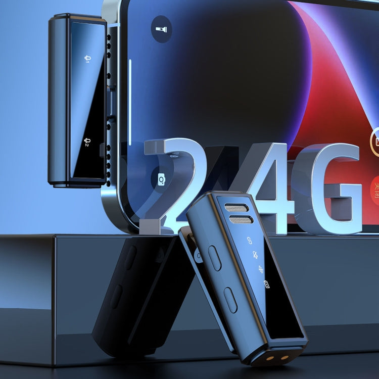 J88 Mini Intelligent Noise Reduction Wireless Collar Microphone