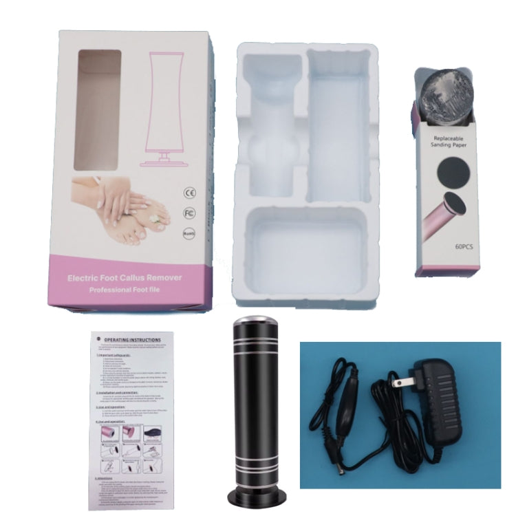 Electric Foot Grinder Calluses Dead Skin Remover With 60pcs Replaceable Sandpaper Discs