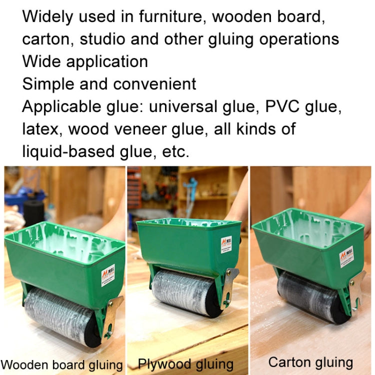 MYTEC Manual Glue Applicator Roller Type Gluer Small Manual Gluing Machine