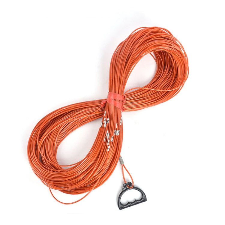 Measuring Rope With Scale Marking Pull Ring Deep Well Rope