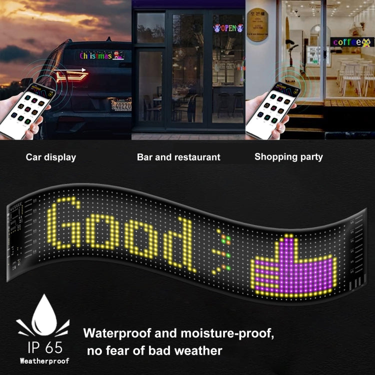 Car Flexible Display Advertising Screen APP Bluetooth Smart Screen