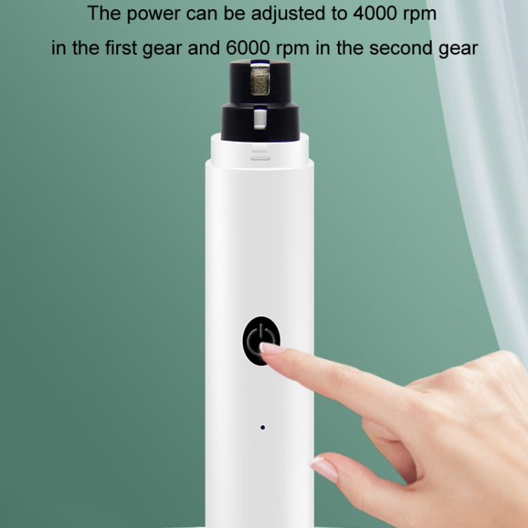 Pet Fully Automatic Nail Grinder With LED Light