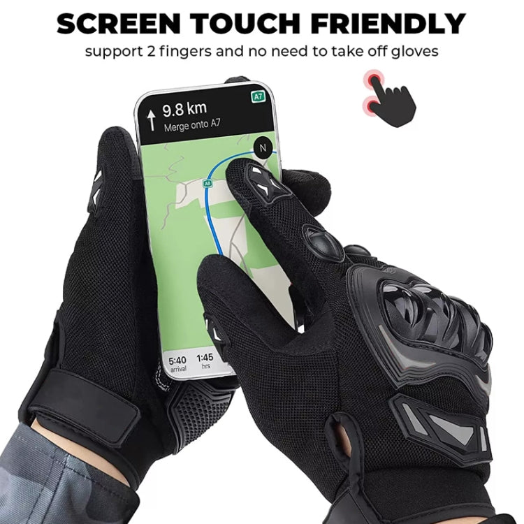 Motorcycle Outdoor Riding Non-slip Touch Screen Sun Protection Gloves