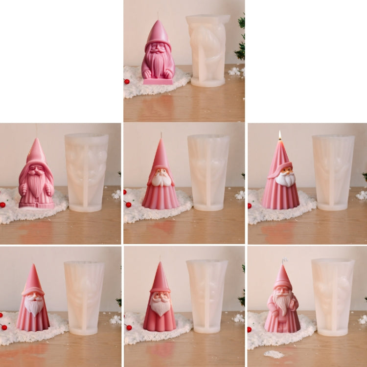 Santa Claus Aromatherapy Candle DIY Silicone Mold