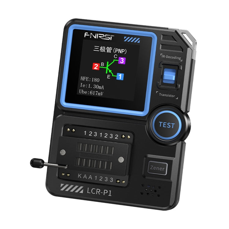 FNIRSI LCR-P1 Transistor Tester Multifunctional Electronic Component Inspection Tool