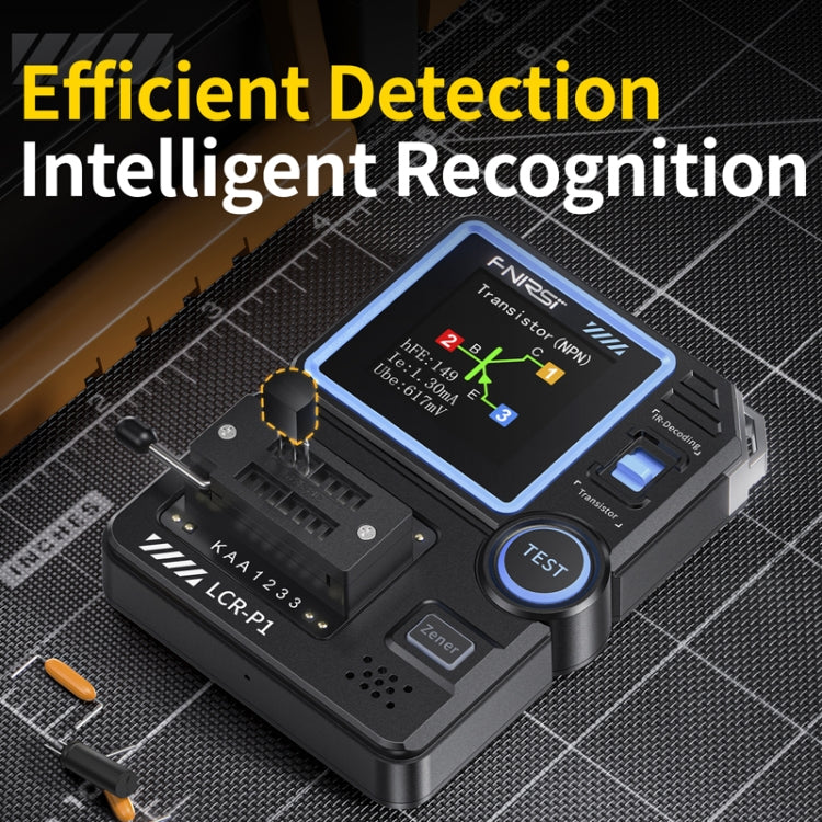 FNIRSI LCR-P1 Transistor Tester Multifunctional Electronic Component Inspection Tool