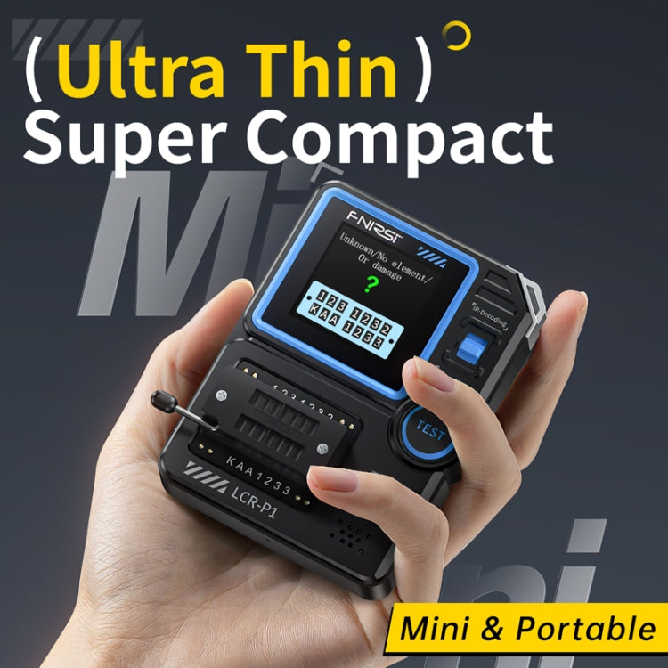 FNIRSI LCR-P1 Transistor Tester Multifunctional Electronic Component Inspection Tool