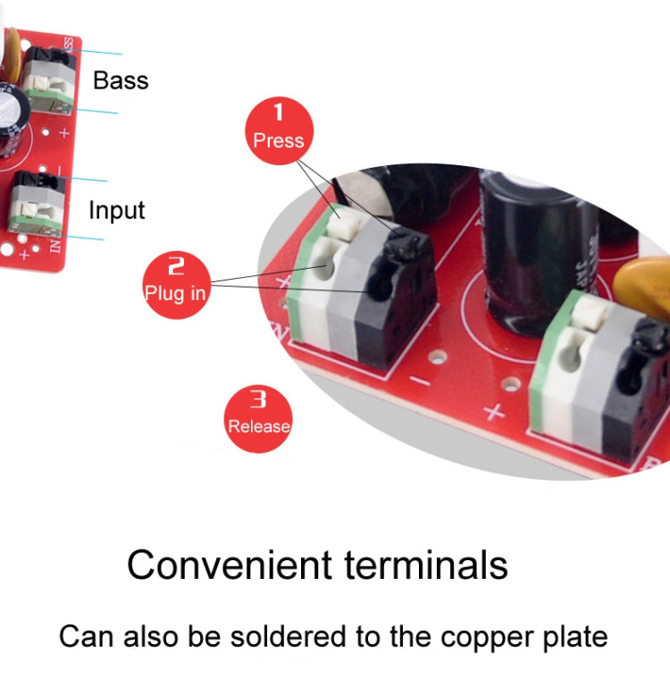 DIY Audio Bass Crossover Solderless High Power Divider