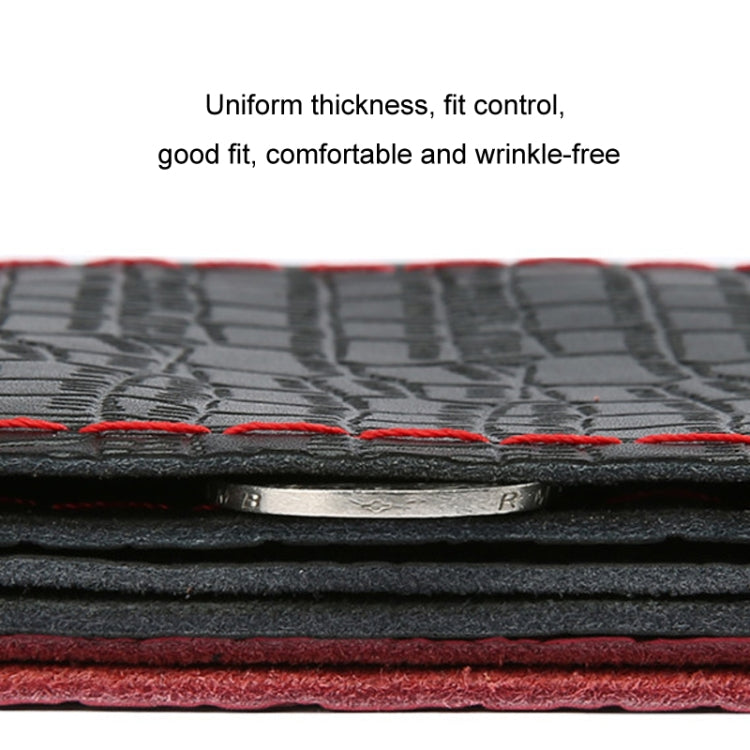 Four-season Embossed Cowhide Hand-sewn Steering Wheel Cover