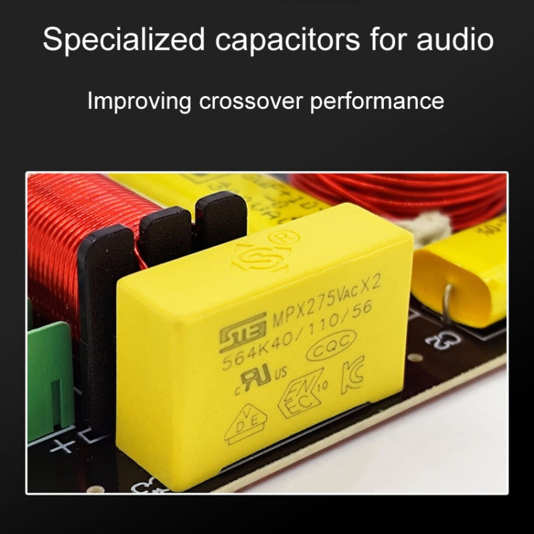 Magenta-2 High And Low 2-Way Audio Crossover Bookshelf Speaker Conversion Divider