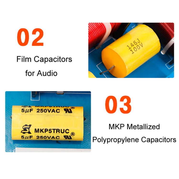 High Medium And Low 3-Way Audio Crossover Stage Speaker Divider