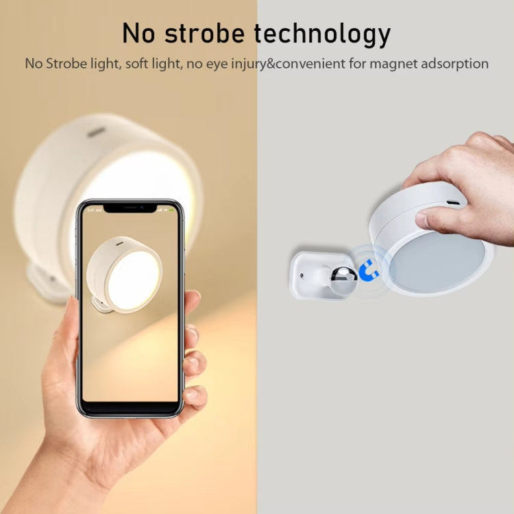 LED 360 Degree Rotating Lamp Magnetic Cabinet Spotlight Atmosphere Night Light