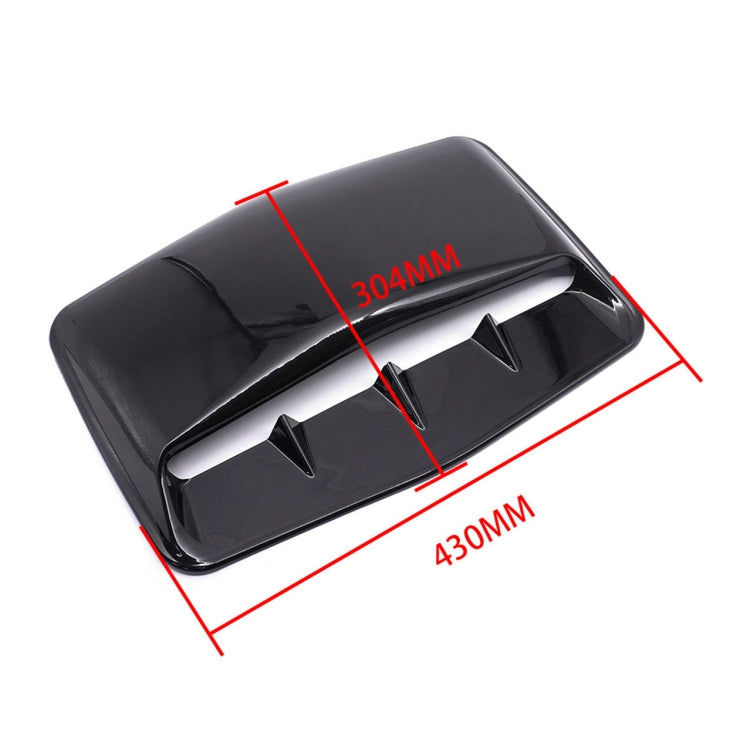 Universal Carbon Car Hood Scoop Air Flow Intake Decorative Turbo Bonnet Vent Cover With Tape
