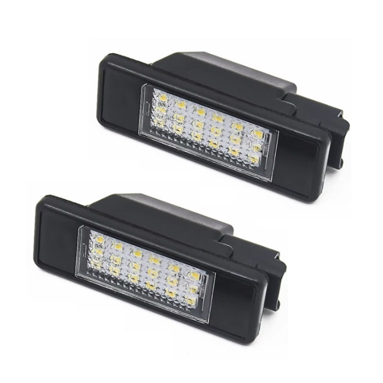 2pcs For Nissan Qashqai J10 / J11 / X-Trail / Teana License Plate Light Modification
