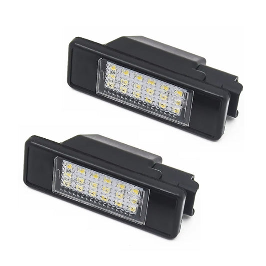 2pcs For Nissan Qashqai J10 / J11 / X-Trail / Teana License Plate Light Modification