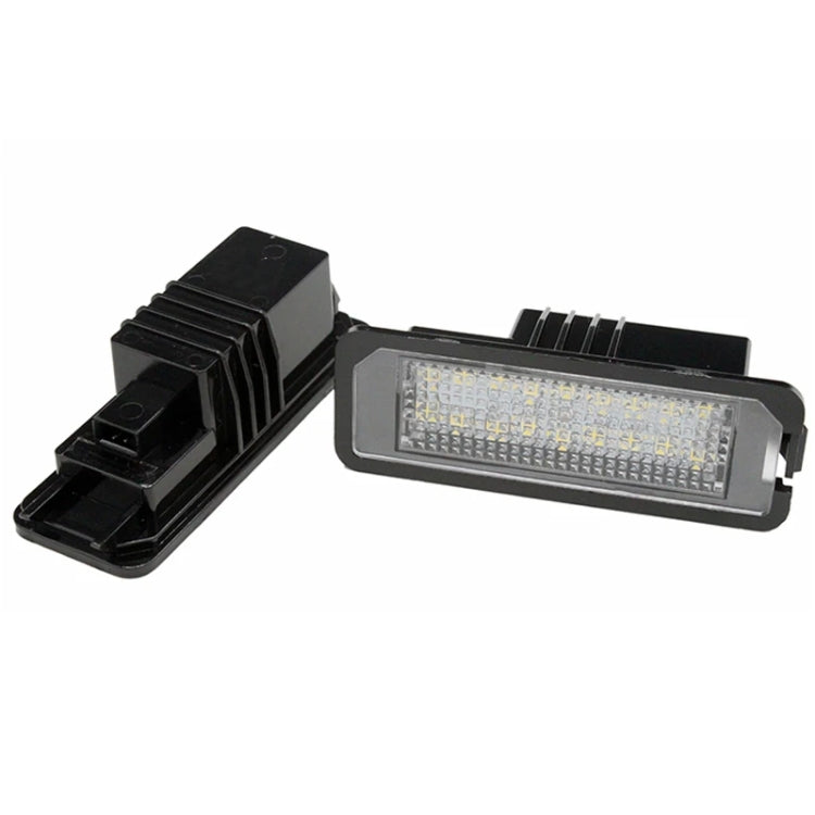2pcs For Volkswagen Golf / Passat / Polo LED License Plate Light With Decoder