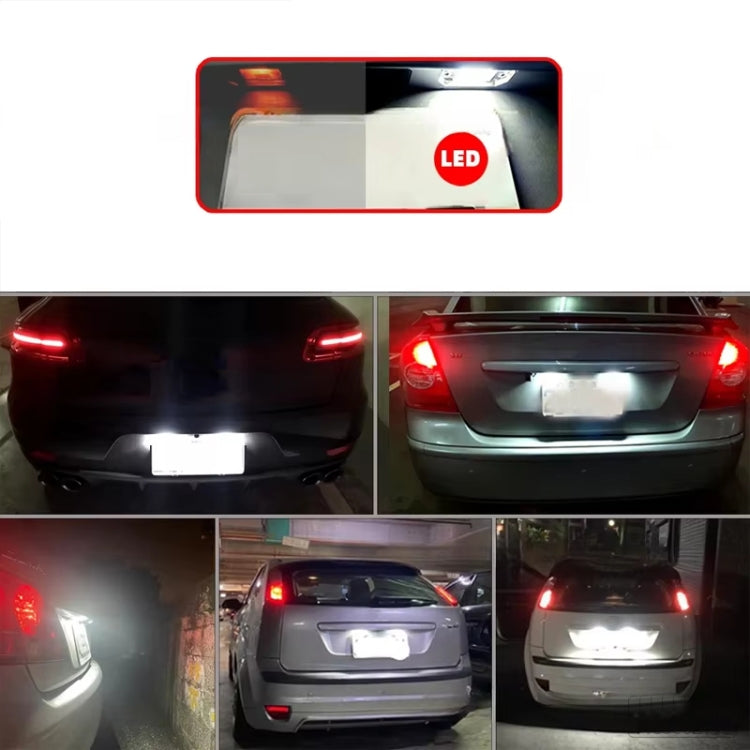 2pcs For Volkswagen Golf / Passat / Polo LED License Plate Light With Decoder