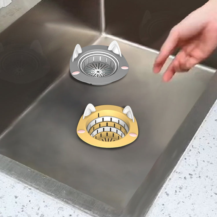 Household Kitchen Sink Residue Strainer Foldable Anti Clogging Floor Drain Filter