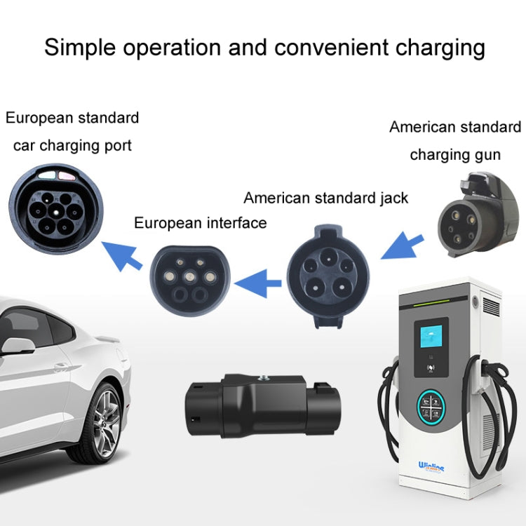 TYPE1-TYPE2 New Energy Vehicle Charging Pile Adapter