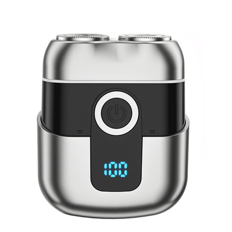 Double Ring Magnetic Electric Shaver Travel Portable Rechargeable Full Body Washable Men Razor