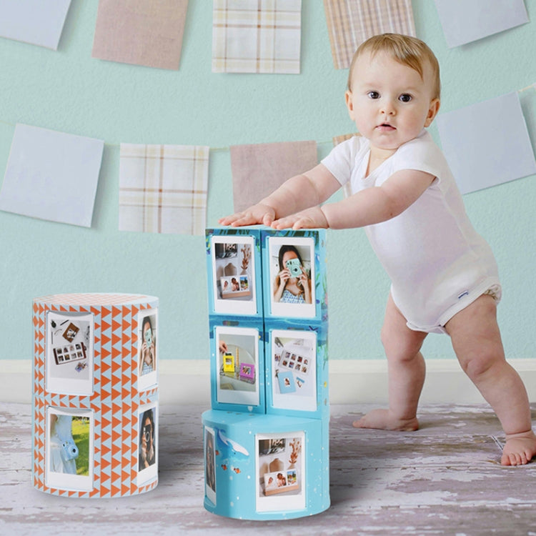 For Mini 3-Inch Transformable DIY Photo Frame Stand Storage Rack