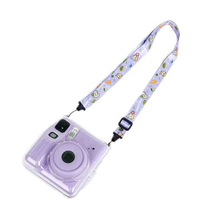 For Fujifilm instax mini SE Photo Bag Crystal Case Shoulder Strap Rope Sticker Set