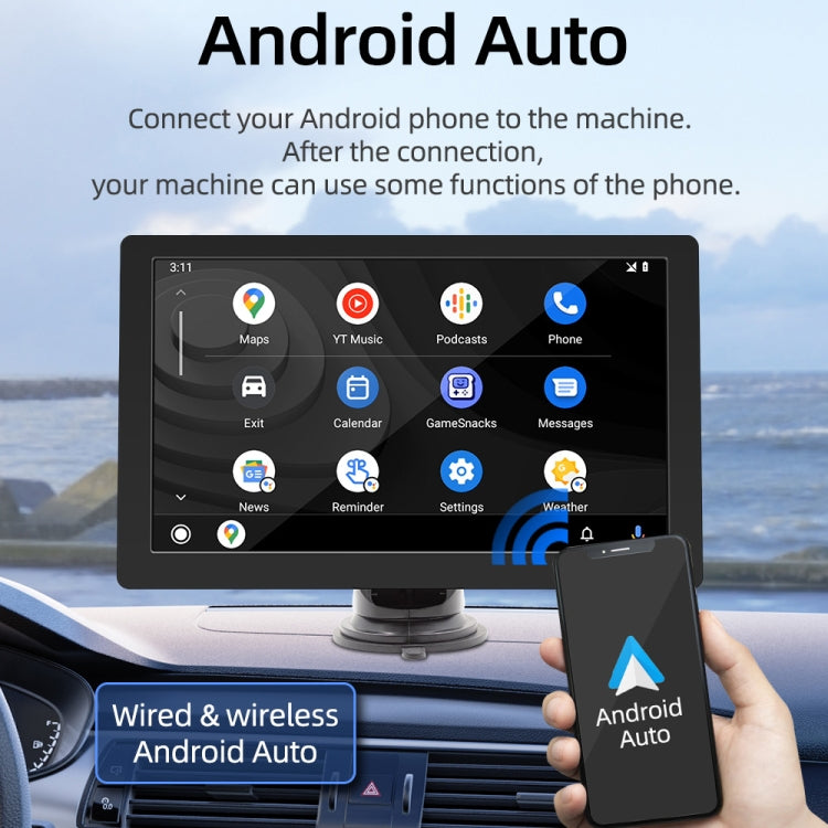 Car Universal Screen Stereo HD MP5 Player Reversing Monitor