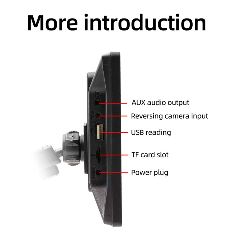 Car Universal Screen Stereo HD MP5 Player Reversing Monitor