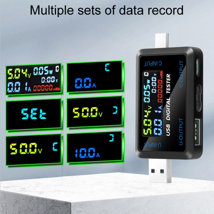 6527-Q Multifunctional Digital Voltage And Current Meter Portable Capacity Tester