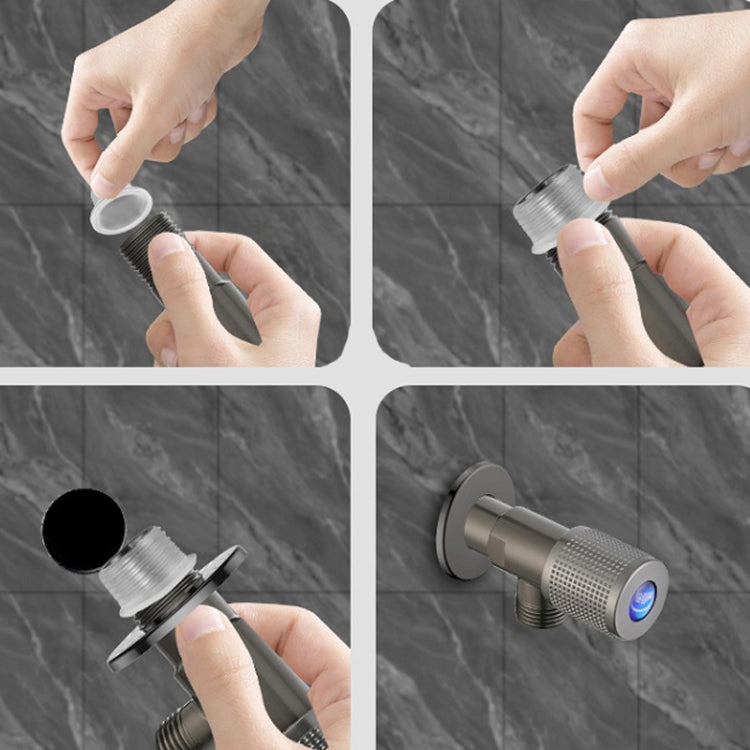 Silicone Cover Safety Gasket Faucet Valve 4 Points Connector Waterproof Sealing Ring Gasket