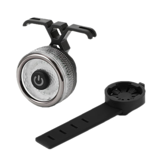 Round Bicycle Intelligent Induction Brake Taillight Night Riding Warning Light
