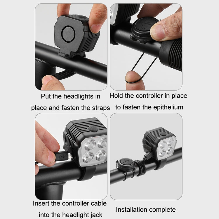 Bicycle Night Riding High Brightness Headlight Flashlight