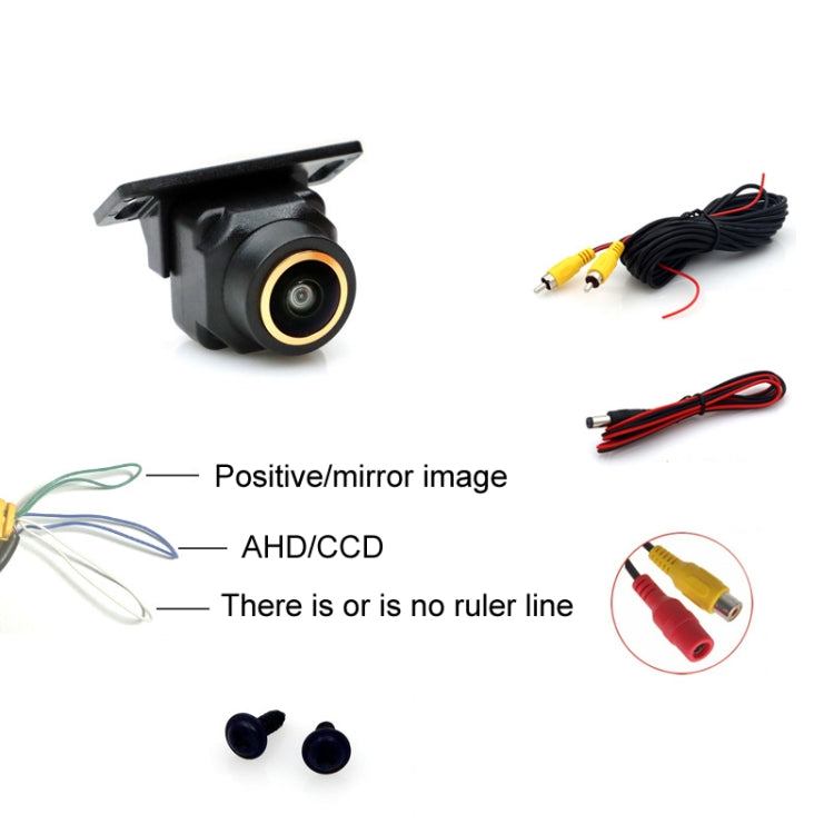 AHD1080P Car Universal HD Night Vision Rear View Reversing Three-Control Fisheye Camera