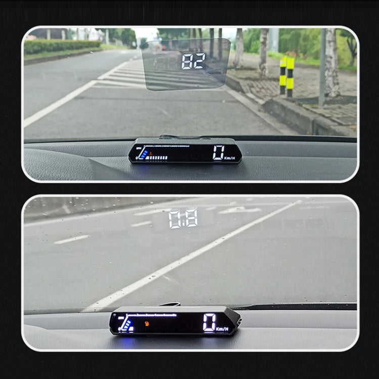 Head-up Display OBD Multi-function Vehicle Instrument Oil Temperature Gearbox Monitoring Screen