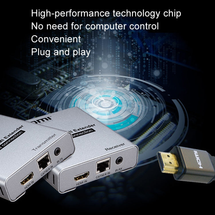 HDMI Single Cable 120m Transmitter / Receiver Extender 4K HD Transmitter