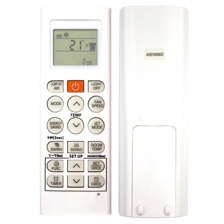 For LG Air Conditioner AKB74955602 / AKB74955604 English Remote Control