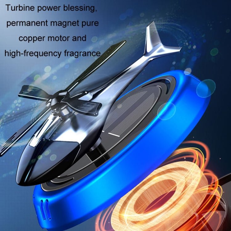 Car-Mounted Solar Rotating Airplane Aromatherapy Ornaments