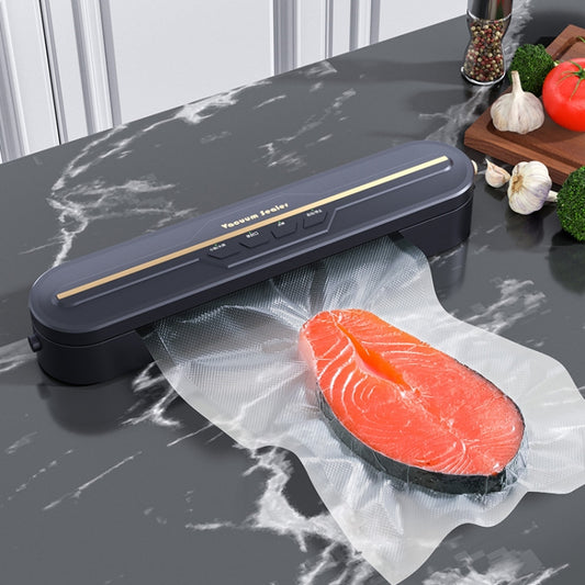 Food Vacuum Sealer Machine 60KPA Strong Suction, Small / Large Bag Modes With 10 Vacuum Bags