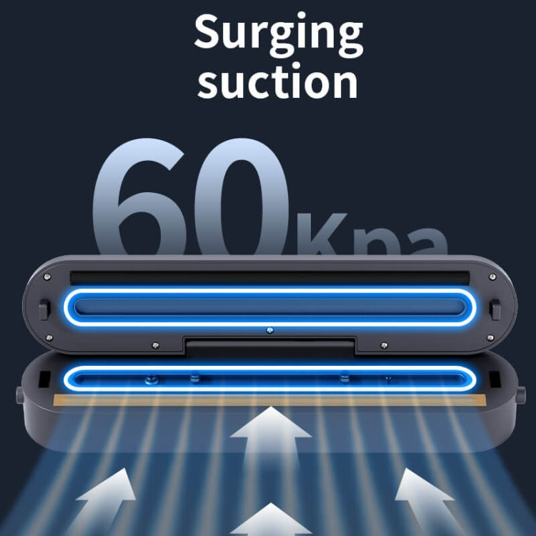 Food Vacuum Sealer Machine 60KPA Strong Suction, Small / Large Bag Modes With 10 Vacuum Bags