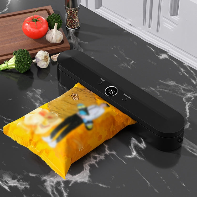 Food Vacuum Sealer Machine 60KPA Suction, Single / Vacuum Seal Modes With 10 Vacuum Bags