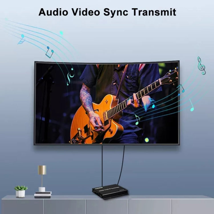 200m HDMI KVM IP Network Cable Extender H.264 Mouse Keyboard Extender