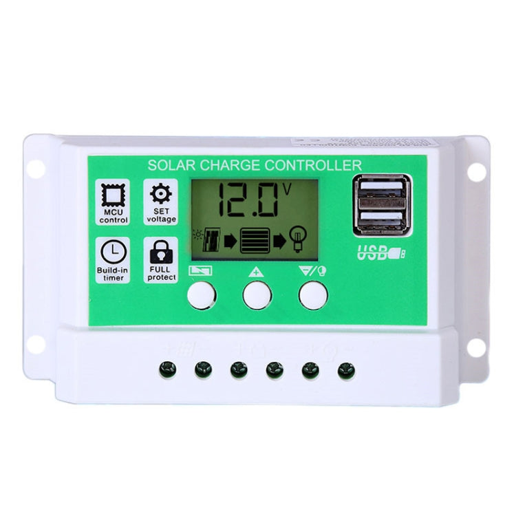 12V PWM Solar Cell Panel Charger Controller Lithium-ion Lead-acid Battery Solar Controller