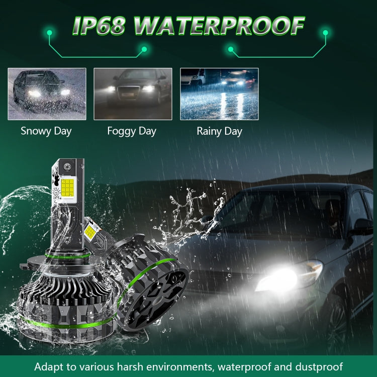 Pair 150W Four Copper Tube 24 LED Spotlight Car Headlight