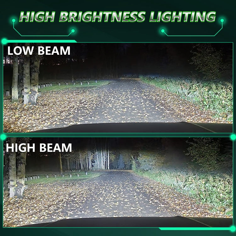 Pair 150W Four Copper Tube 24 LED Spotlight Car Headlight