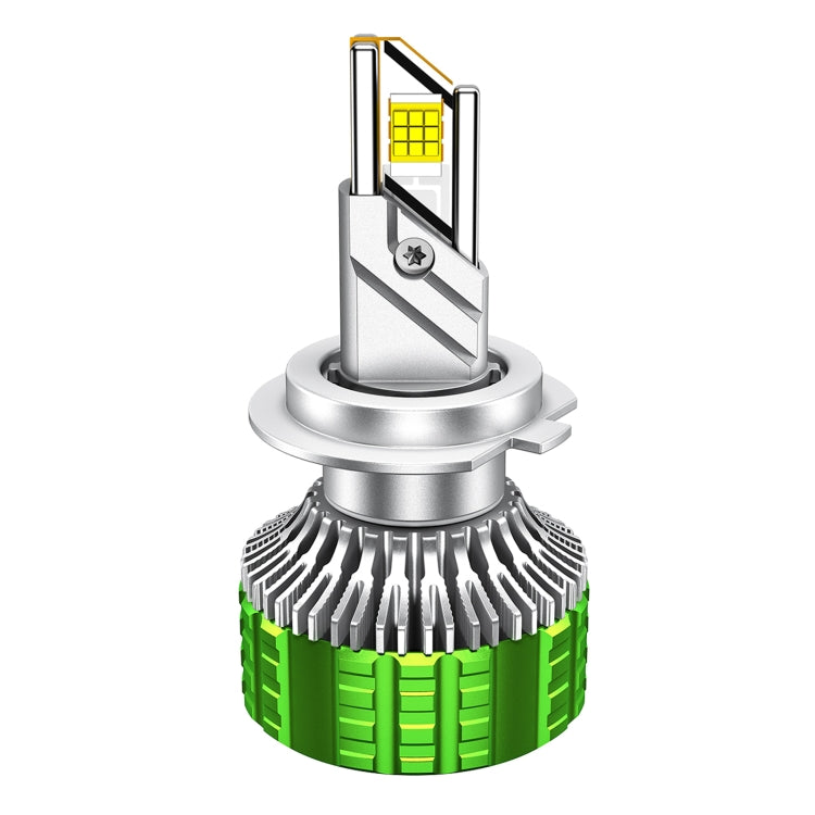 Pair 100W LED Double Copper Tube Aluminum Alloy Waterproof Car Headlight