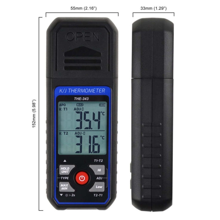 K-type Industrial High-precision Contact Probe Electronic Temperature Gauge