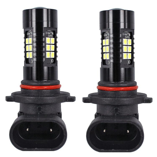 1pair Automotive High-power LED White Light Fog Lamp, 9006